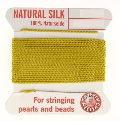 2 Yellow Griffin Silk Cord 0.45mm