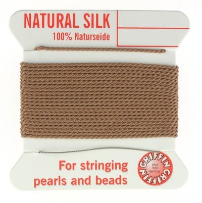 2 Beige Griffin Silk Cord 0.45mm