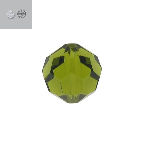 4MM OLIVINE 5000 SWAROVSKI BEAD