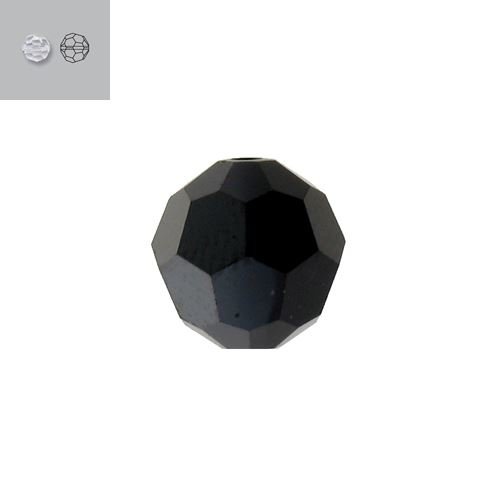 4MM JET HEMATITE 5000 SWAROVSKI BEAD