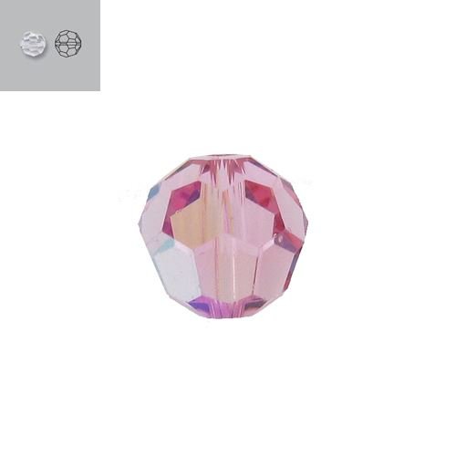 6MM LIGHT ROSE AURORE BOREALE 5000 SWAROVSKI BEAD