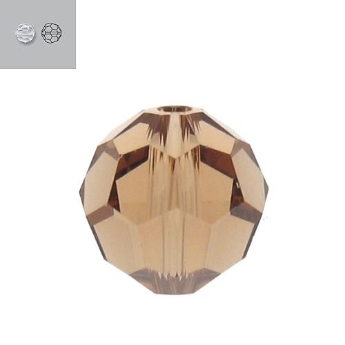 4MM LIGHT SMOKED TOPAZ 5000 SWAROVSKI BEAD