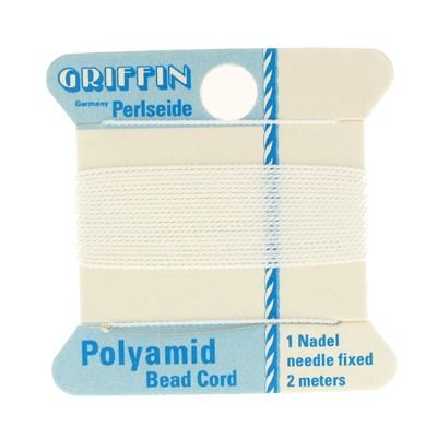 1 White Grifffin Polyamide Cord 0.35mm