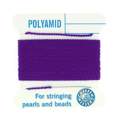 1 Amethyst Grifffin Polyamide Cord 0.35mm