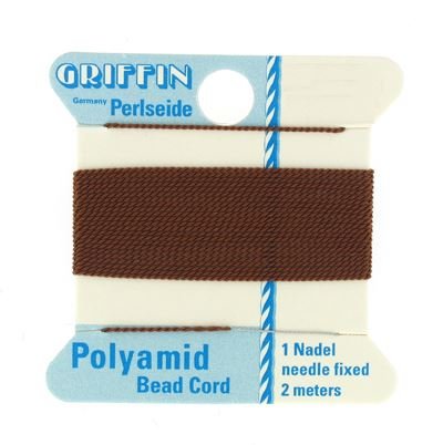 1 Brown Grifffin Polyamide Cord 0.35mm