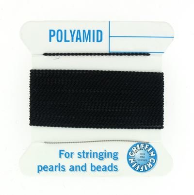 0 Black Grifffin Polyamide Cord 0.30mm