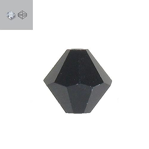3mm Jet 5328 Swarovski Bead