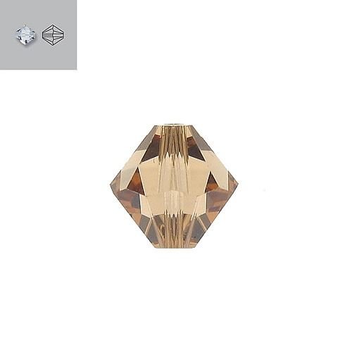 4MM LIGHT COLORADO TOPAZ 5328 SWAROVSKI BEAD