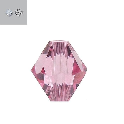 3mm Light Rose 5328 Swarovski Bead