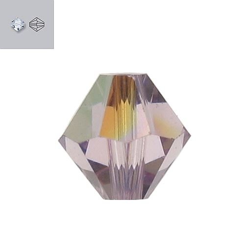 3mm Light Amethyst Aurore Boreale 5328 Swarovski Bead