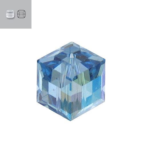 8MM AQUAMARINE AURORE BOREALE B 5601 SWAROVSKI BEAD