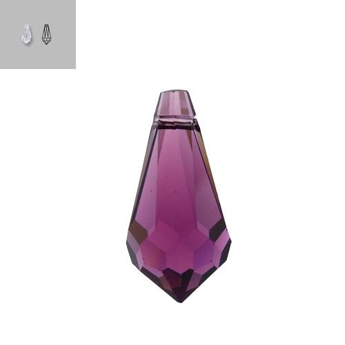 11X5MM AMETHYST 6000 SWAROVSKI PENDANT