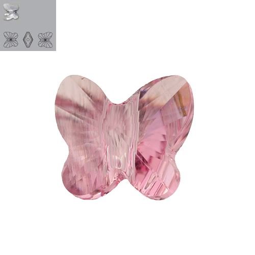 6MM LIGHT ROSE 5754 SWAROVSKI BEAD