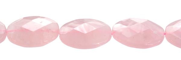 13X18MM OVAL FACETED ROSE QUARTZ BEAD