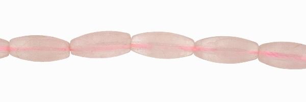 4X6MM RICE ROSE QUARTZ BEAD