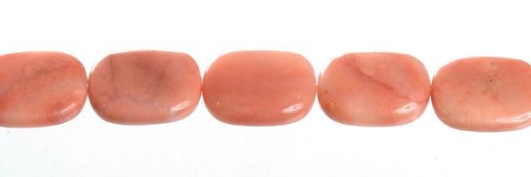 18X24MM TV-FACE PINK AVENTURINE BEAD