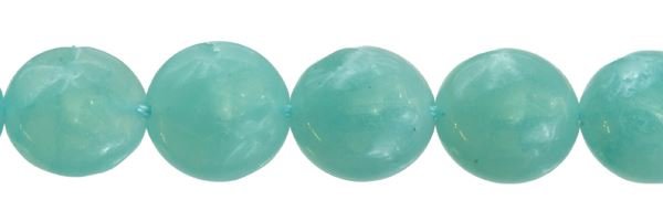 8MM COIN AMAZONITE BEAD