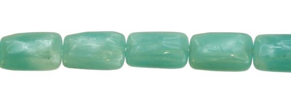 10X14MM RECTANGLE AMAZONITE BEAD