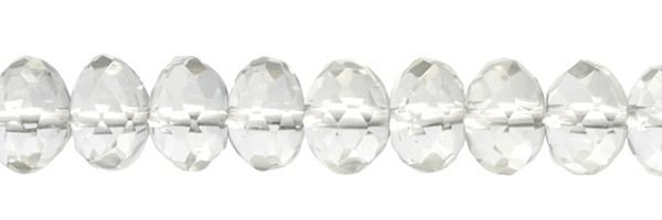 4MM ROUNDEL FACETED CRYSTAL BEAD