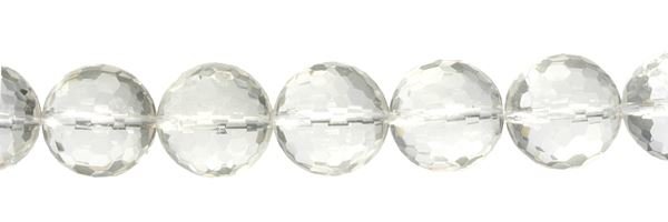 16MM ROUND FACETED QUALITY (AB) CRYSTAL BEAD