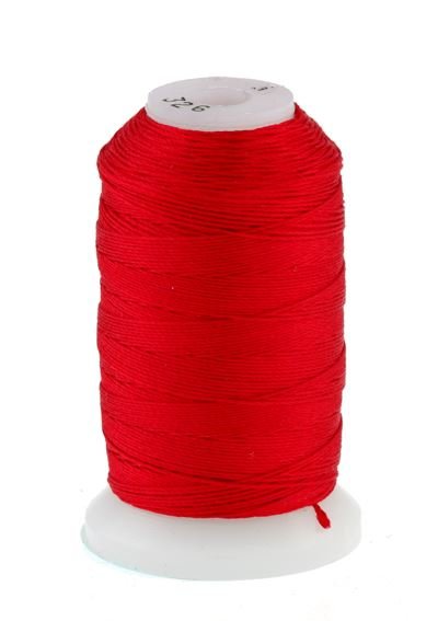 RED SILK THREAD SIZE E (0.33MM)