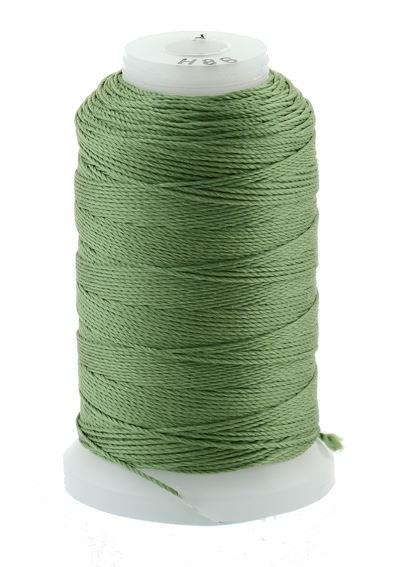 DARK GREEN SILK THREAD SIZE E (0.33MM)