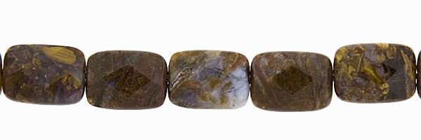 8X12MM RECTANGLE FACETED PIETERSITE BEAD