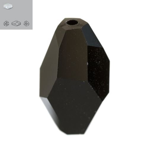 18X12MM JET 5203 SWAROVSKI BEAD
