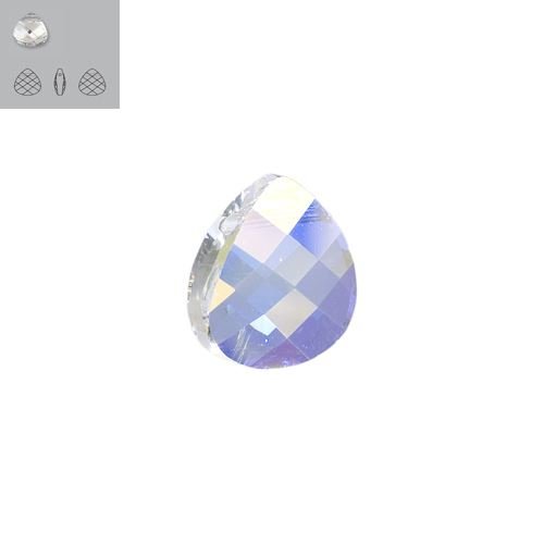 15X14mm Crystal Aurore Boreale 6012 Swarovski Pendant