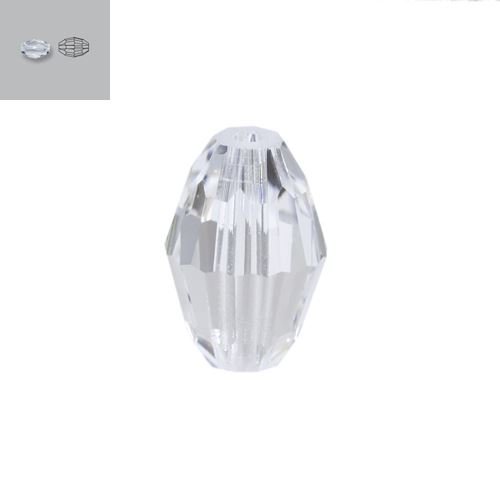 6X4mm Crystal Aurore Boreale 5200 Swarovski Bead