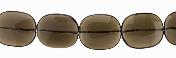 18X24MM TV-FACE SMOKY QUARTZ