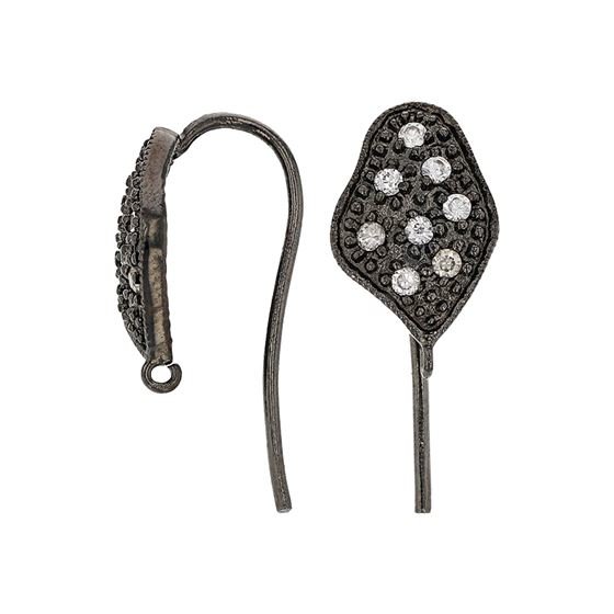 8 Cubic Zirconia Earwire Earring