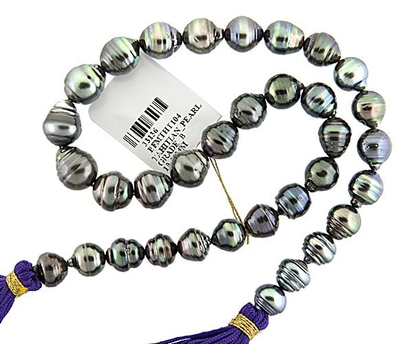 DROP SHAPE PEARL TAHITIAN PEARL GRADUATED 10-12MM | Bella
