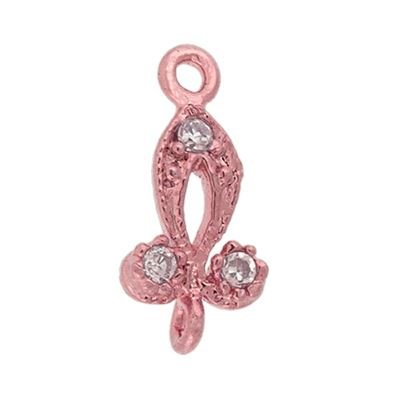 10X5mm Cubic Zirconia Drop Connector