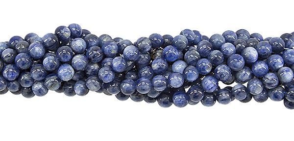 6MM ROUND QUALITY (-A) KYANITE ROUND BEAD