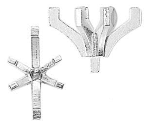 14KW 5X2.5mm 14pts Marquise Setting With Peg