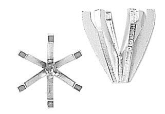 14KW 3.1mm 12pts High And Heavy 6 Prong Settings