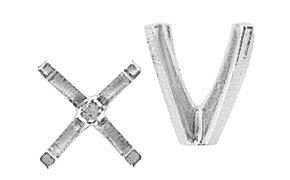 14KW 3mm 1pts Light Low Base 4 Prong Settings