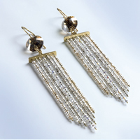 Golden Night Earrings by swarovski